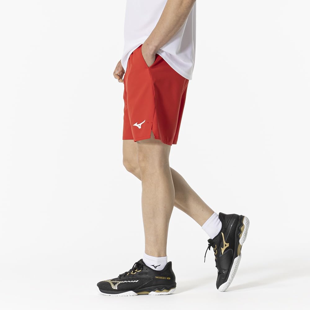 Tennis Badminton Game Officially Approved by the Japan Badminton Unisex 62JBB023 Chinese XS [Mizuno] Pants, Shorts, Association, Red,
