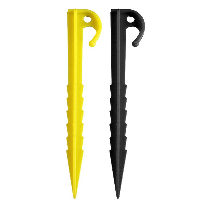 5.5 Inch 14.5cm Serrated Plastic Tent Stakes Outdoor Camping Tent Pegs Accessories