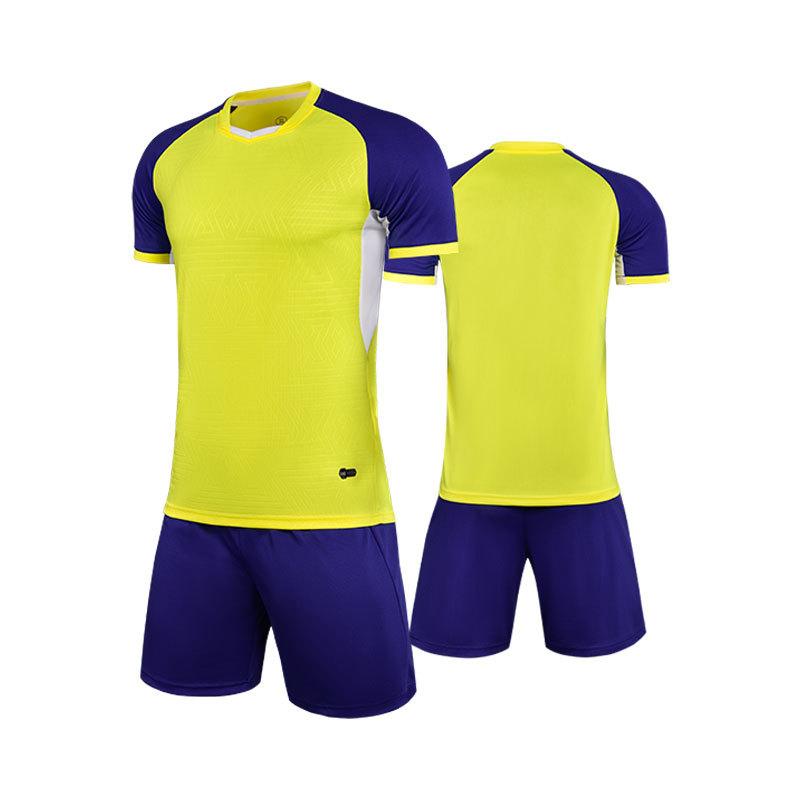 Short-sleeved Football Jersey Set DIY Adult Primary School Children with The Same Football Training Jersey Team Jersey Competition Jersey