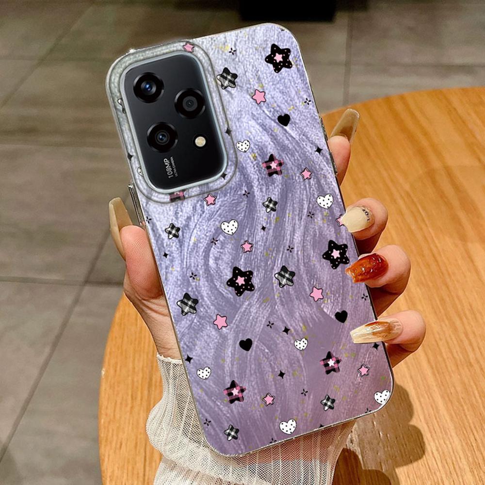 Bunte Schmetterling Farbverlauf Hülle Für Huawei Honor 400 200 Magic5 Lite 200 Pro X9a X9c X8a Handyhüllen Weiche Silikon Stoßstange Harte PC Rückseite