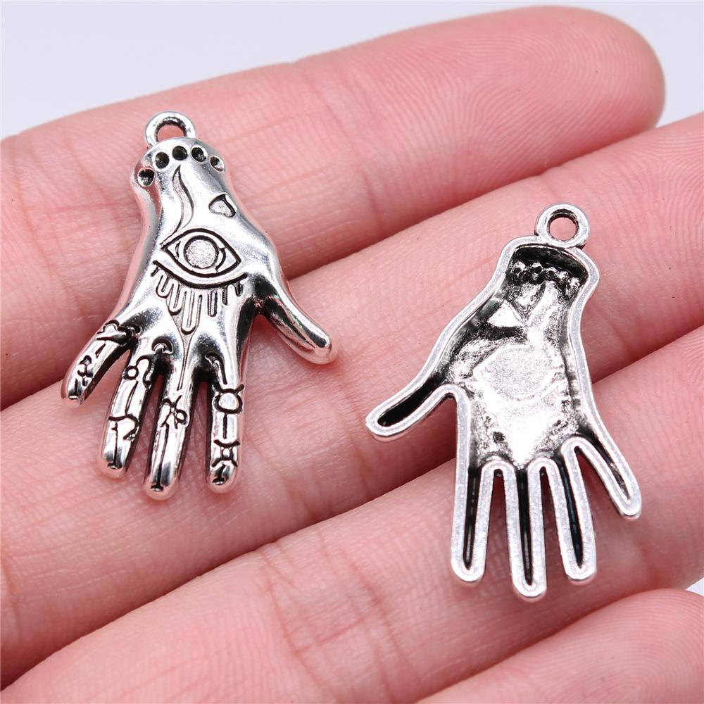 10pcs Palm Hand Charms DIY Handmade Jewelry Making Accessories DIY Handmade Craft