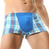 SEOBEAN Heren Lage Taille Sexy Geruite Boxer Shorts