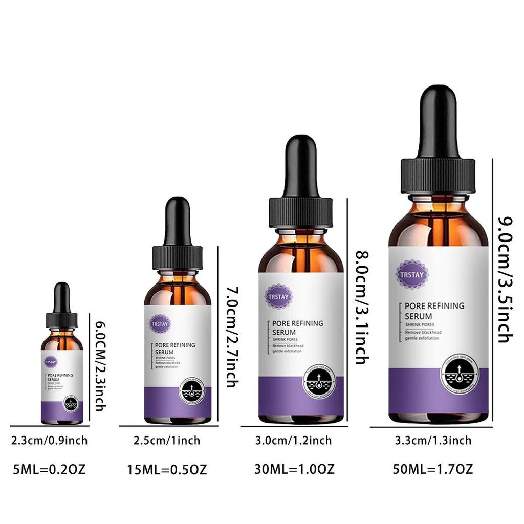 5ML/15ML/30ML/50ML/White Rice Face Essence Hyaluronic Acid Essence Shrinks Pores, Reduces Fine Lines, Nourishes Skin, Cleanses Facial Dirt