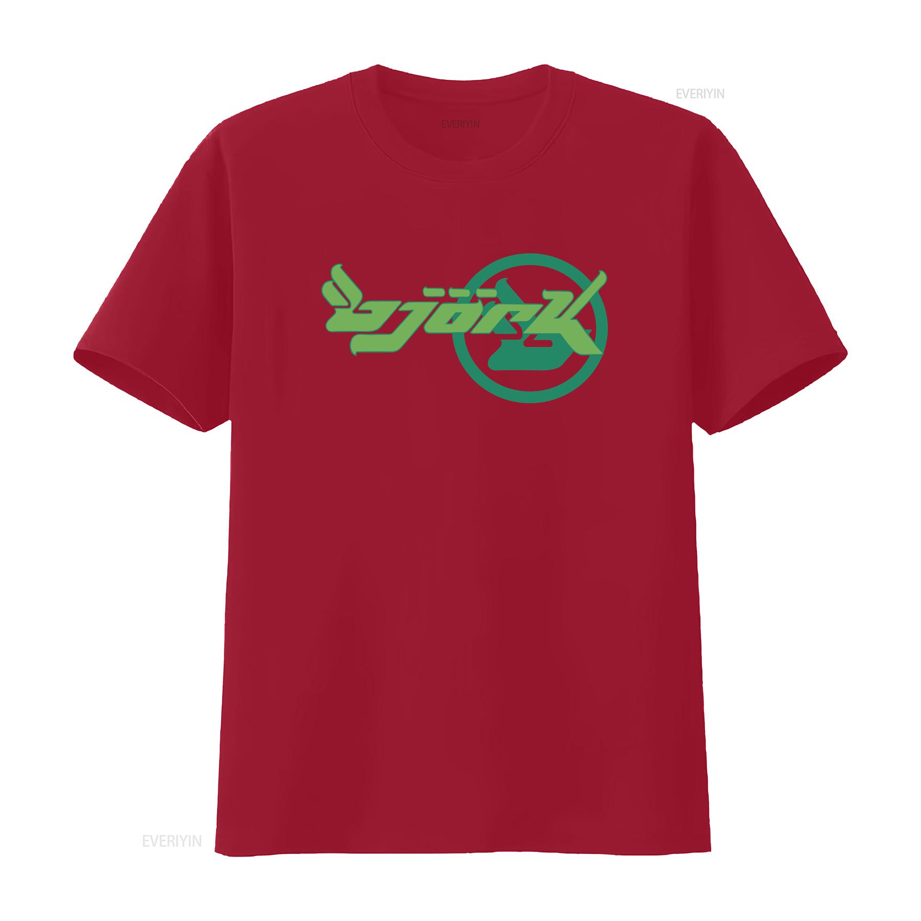 

Bjork Homogenic Green Circle Logo T shirt vintage Washed Breathable Stretched Stylish Unisex streetwear fashion Versatile S