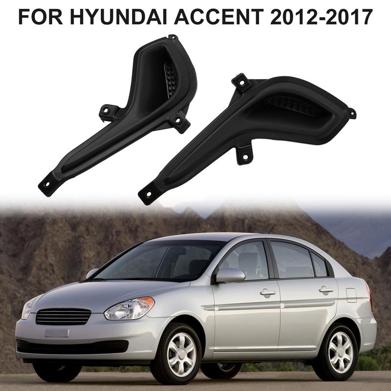 Front Bumper Fog Light Hole Cover LH&RH Side 865641R000 HY1039111 For Hyundai Accent 2012-2017 For Sport Value Edition Part
