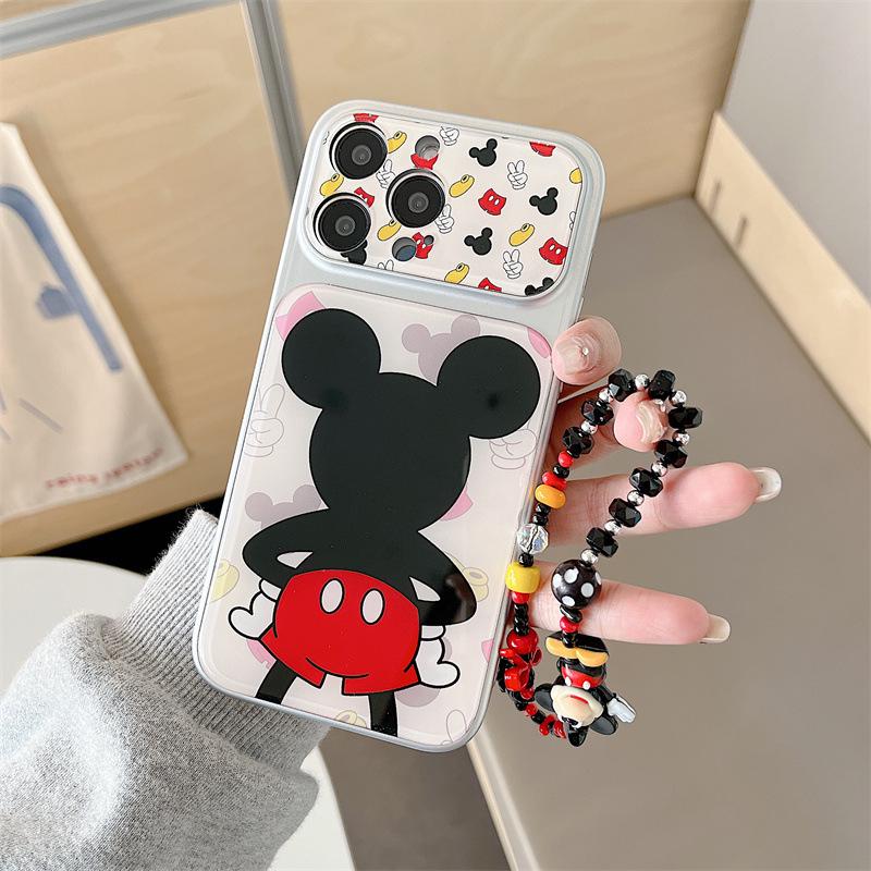 Cute Cartoon Mickey Rear View iPhone Case for iPhone 17, 16 Pro Max, 15, and 14 - New Model