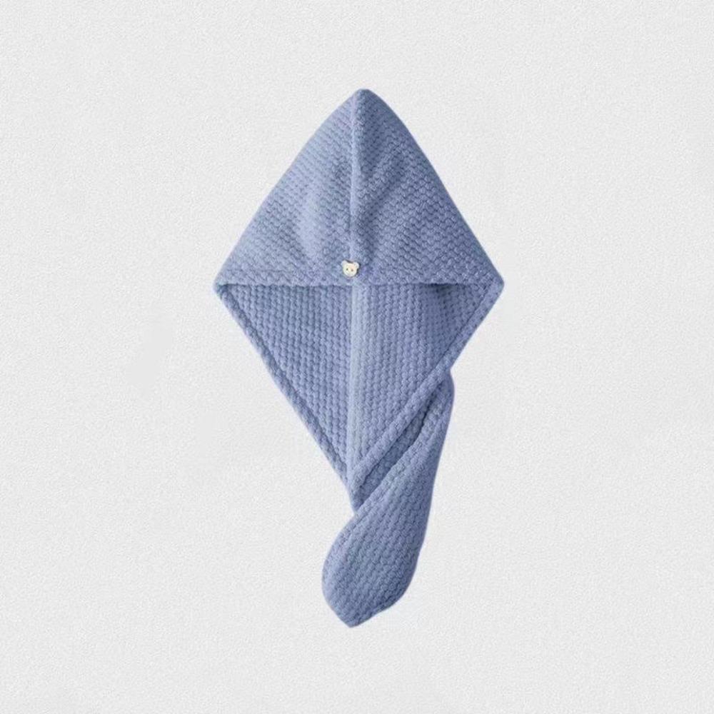 

Coral Dry Hair Cap Single Layer Absorbent Hair Hat New Wrapped Bath Caps