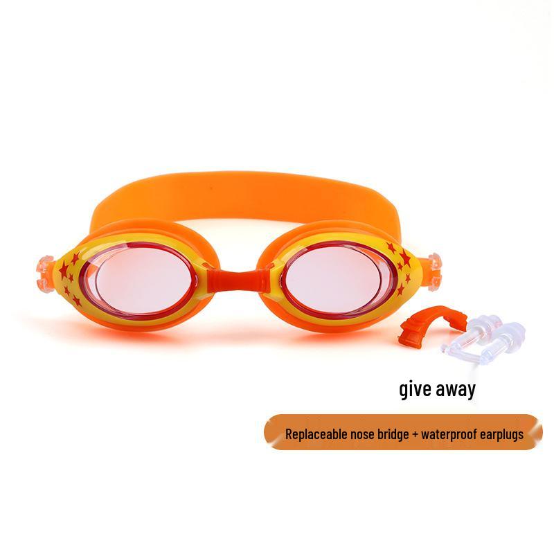 Children's Starfish Frame High-Definition Waterproof Swim Goggles, Boxed for Boys and Girls