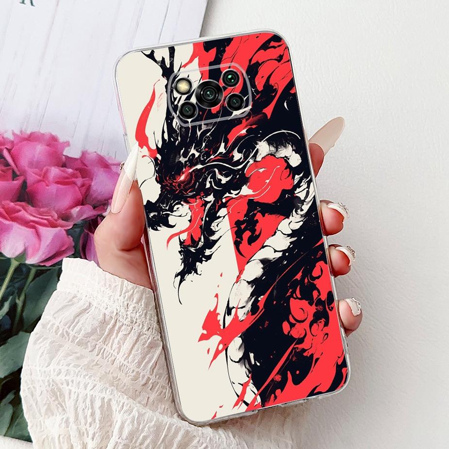 For Xiaomi Poco X3 Pro Case Cute Cat Lucky Koi Painted Cover Soft Slim Phone Case For Xiaomi Poco X3 NFC PocoX3 Pro Fundas Coque