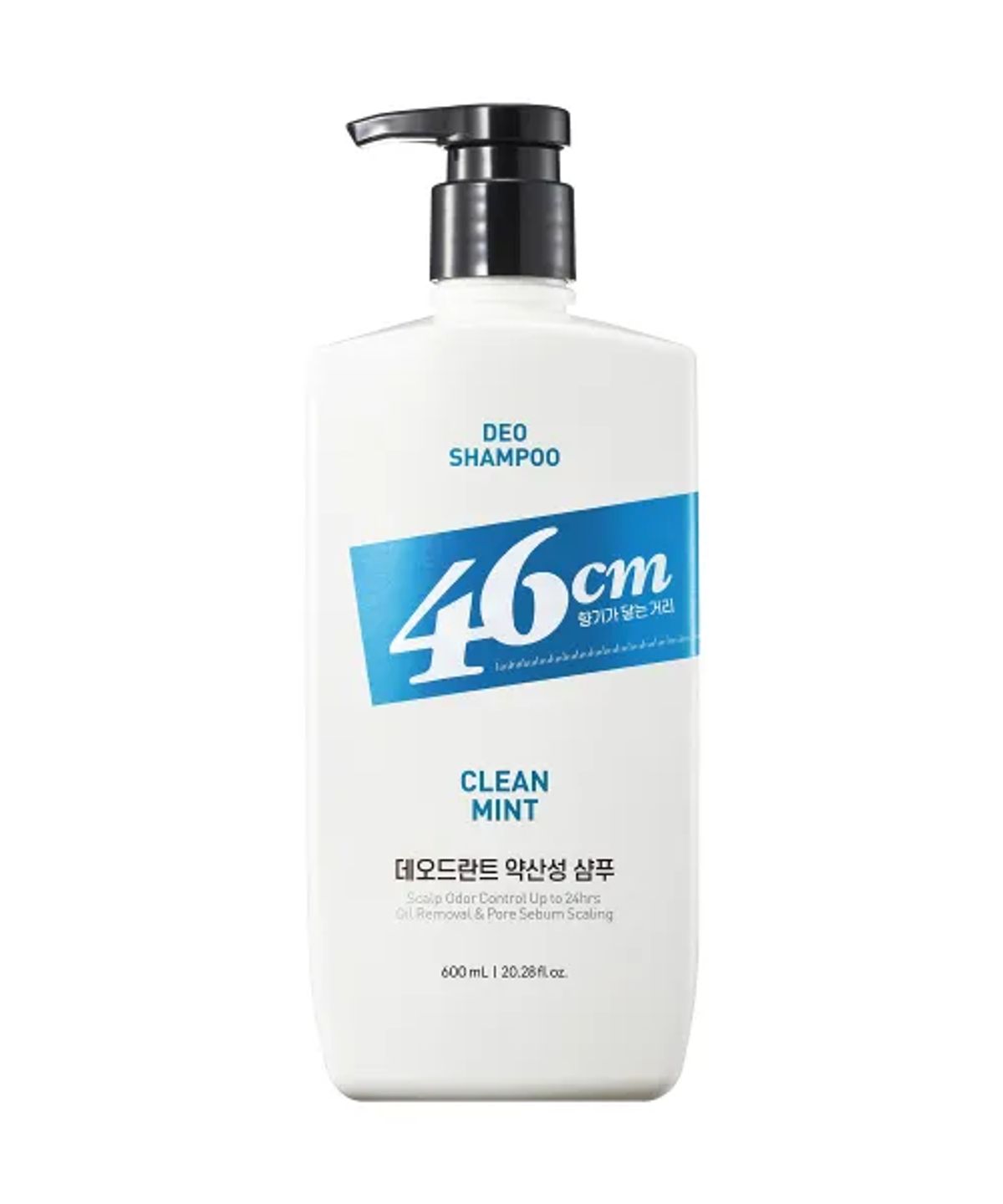 46cm Mildly Acidic Deodorant Shampoo Clean Mint Scent 600ml