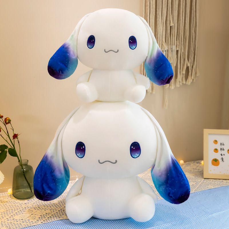 Sanrio Cinnamoroll Peluche con Orecchie Stellari Degradate Morbida Bambola Cuscino Per Bambini Super Morbido E Delicato Sulla Pelle