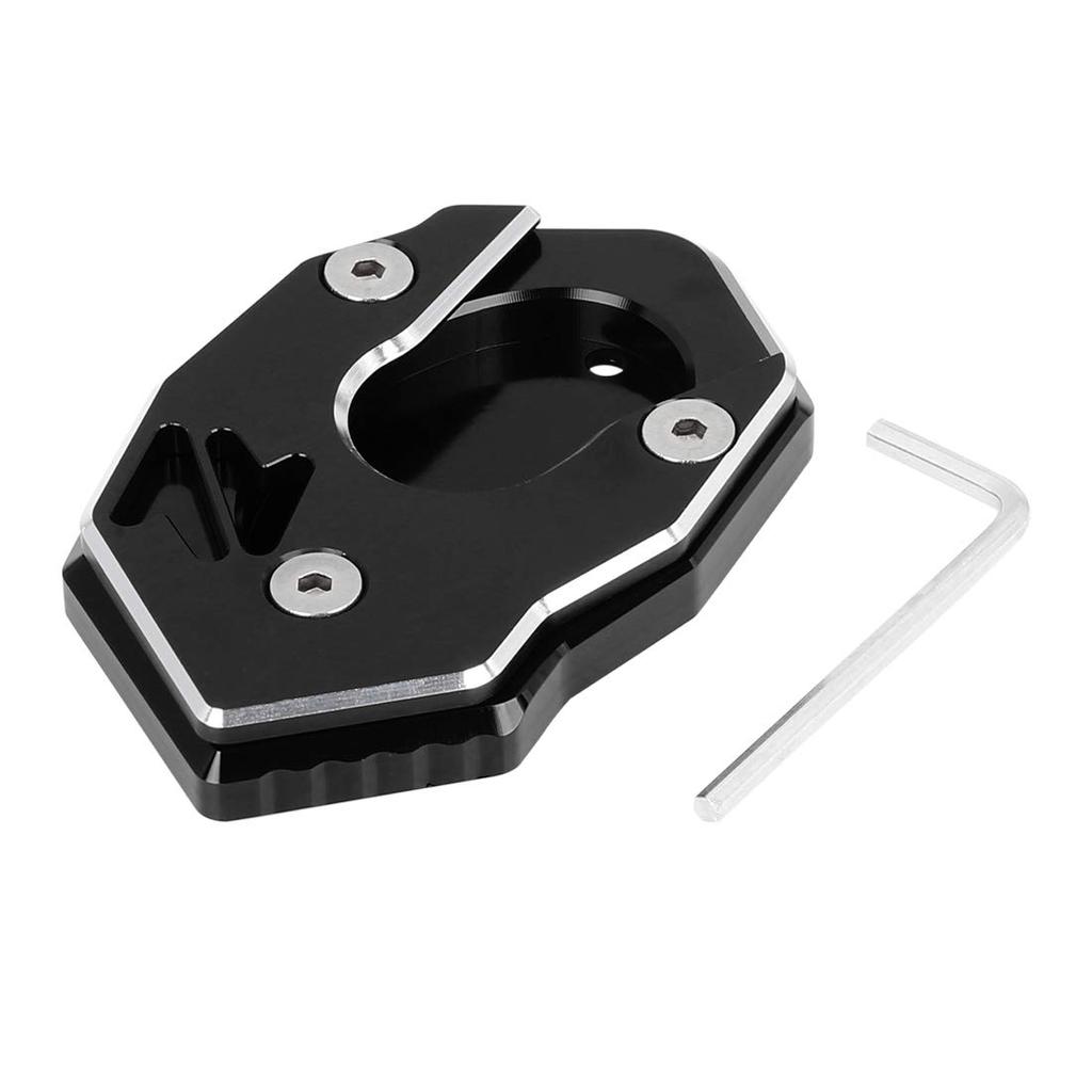 F FIERCE CYCLE Seitenständerverlängerungspad Bi-Ständer-Pad Stützplatte Pad CNC-Aluminium