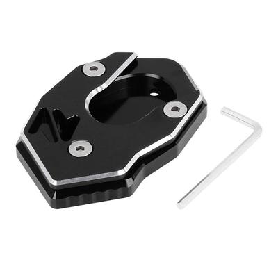 F FIERCE CYCLE Side Stand Extension Pad Bi-Kickstand Pad Support Plate Pad CNC Aluminum