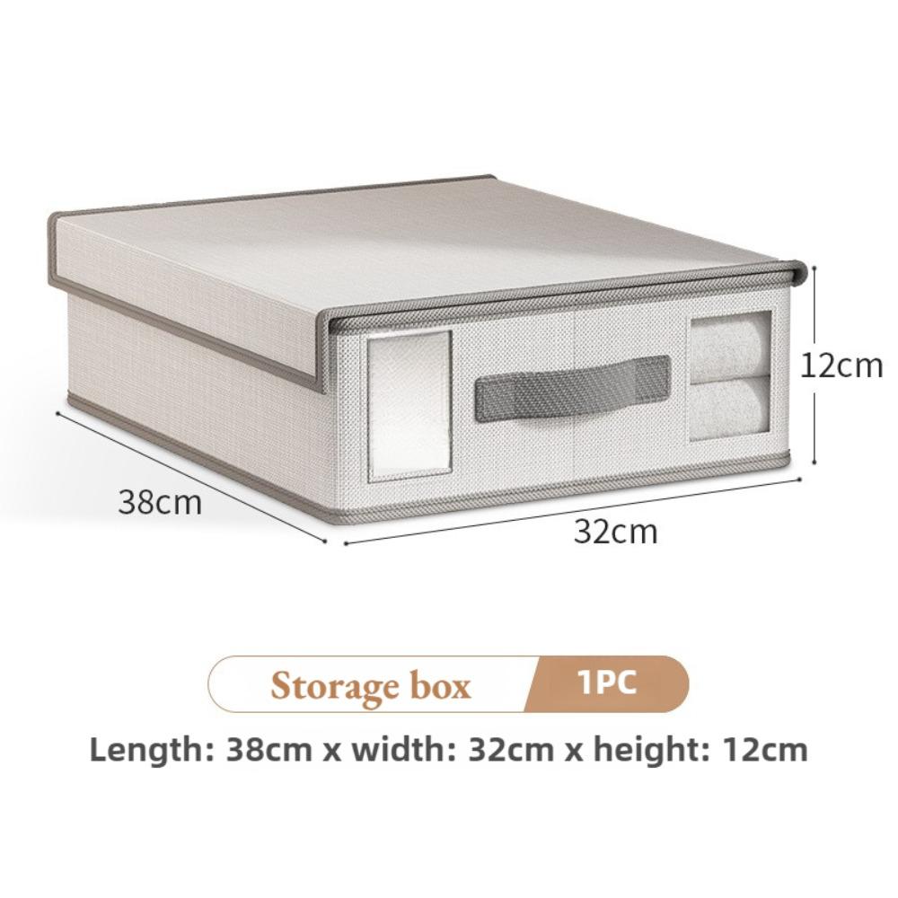 Утолщенная одежда Органайзер брюки свитера шкафы для хранения ящики органайзер джинсы простыни и пододеяльник ящик для хранения 38x32x12cm