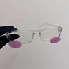 Latest Cute Blusher Glasses Anime Cosplay Kawaii Eye Wear Acrylic Transparent Stylish Classic Style Y2K Glasses Photography Accessories