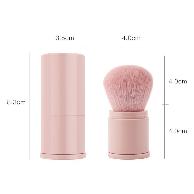 Přenosný Mini Zatahovací Měkký Štětec na Volný Puder, Podkladový Make-up Multifunkční Nástroj pro Krásu a Líčení