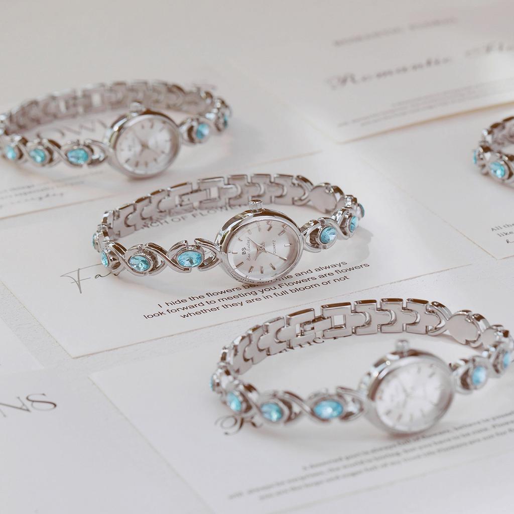 NEW Luxury Vintage Watches For Women,High-end Multicolored Jewelry Bracelet Design,Exquisite Ladies' Small Gold Watch Gift