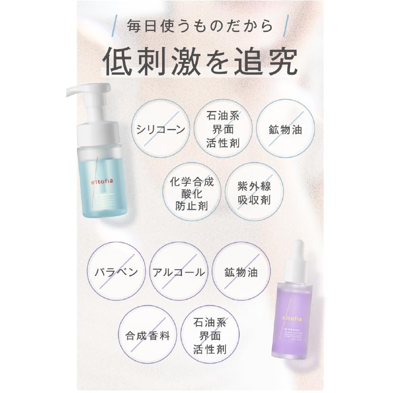 e'ltofia Calm Grip Twin Facial Cleanser, Quasi-drug, Pore Whitening, Azelaic Acid, Niacinamide