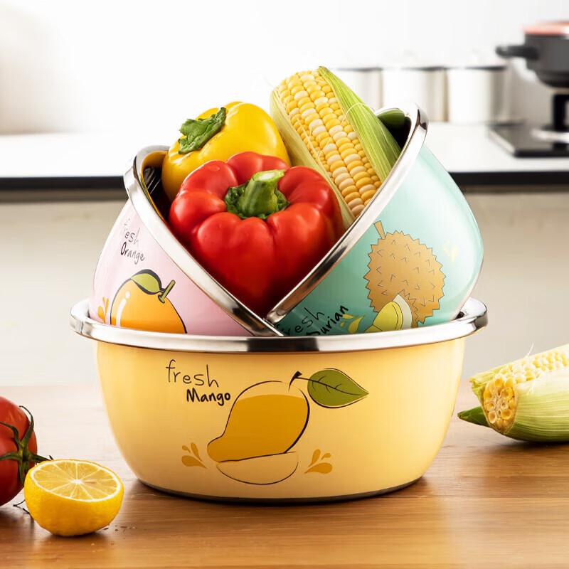 Meichu Stainless Steel Cartoon Condiment Bowl Set