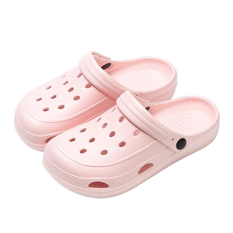Cave shoes for girls to wear outside couple bag head dragging women's cool slippers women's home shoes women's cool slippers men's hole shoes men