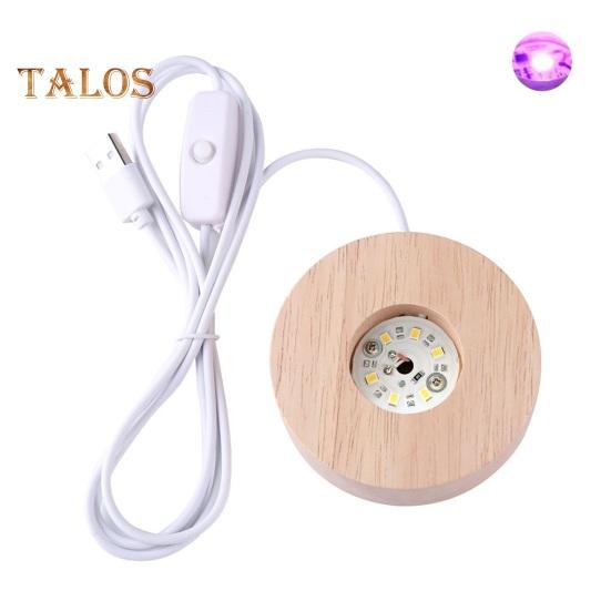 

Ночник 3 цвета освещения дуб практичный DIY деревянная основа лампы опора для фотографий Colorful Light