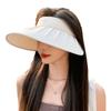 Shell-shaped Sun Protection Hat for Women, Summer Large Brim UV Protection Open-top Hat, Foldable, Cool Outdoor Beach Sun Hat