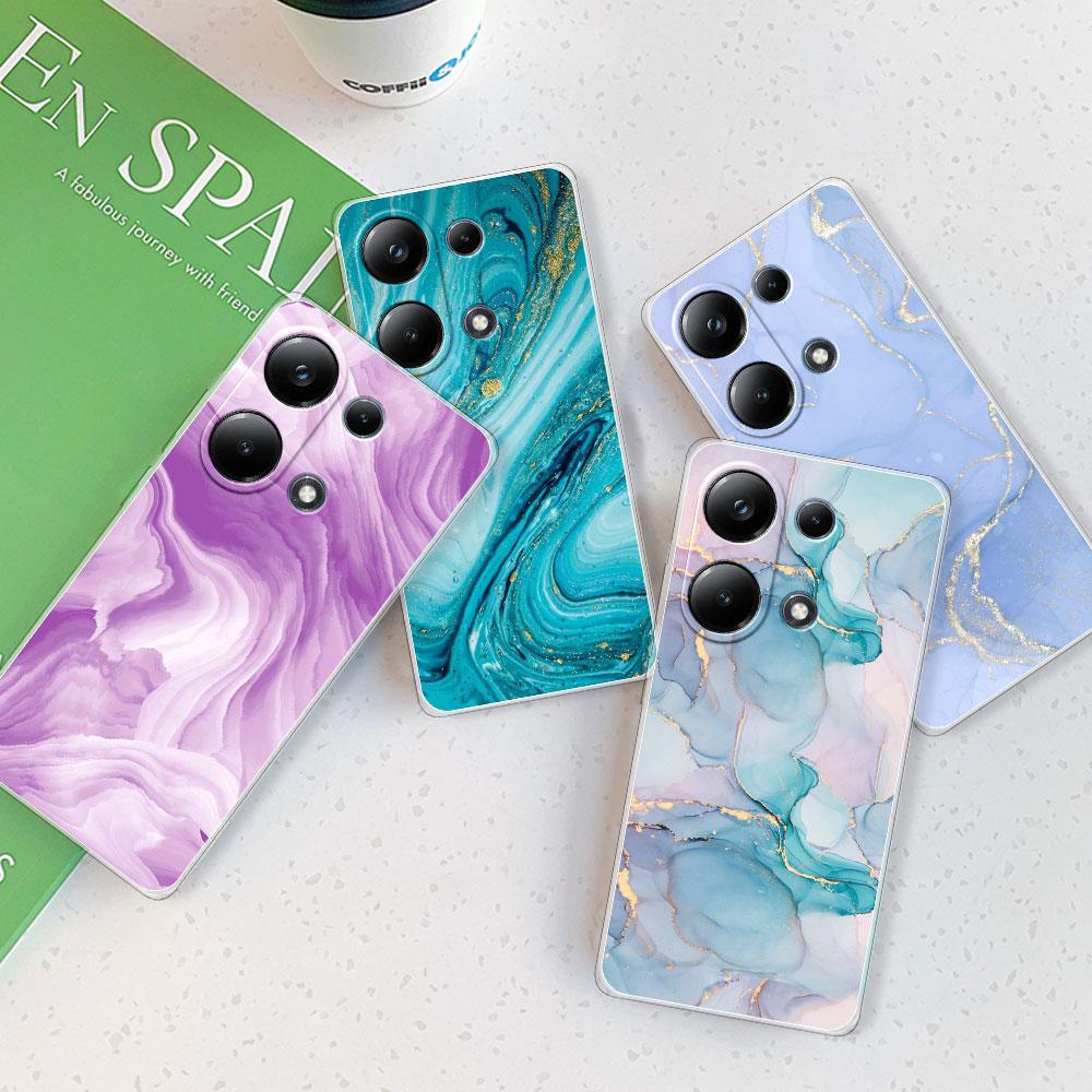 Für Redmi Note 13 Pro Hüllen Abdeckung Für Redmi Note 13 Transparent Schutz Weiches Silikon Handyhülle Funda oder Redmi Note 13 Pro Plus Coque