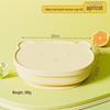 Silicone Baby Bowl with Lid, Food-Grade Suction Cup, Anti-Fall, Little Bear Design