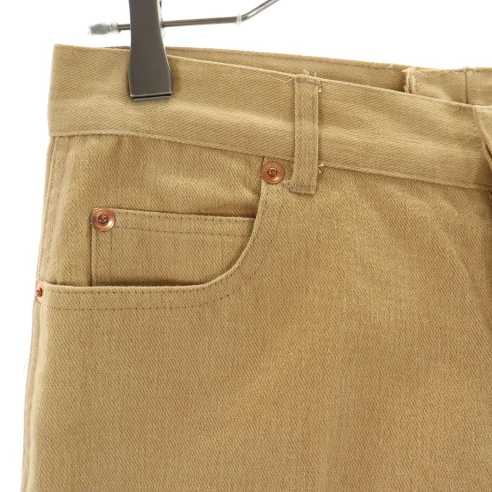 YVES SAINT LAURENT 80s Vintage YKK one-claw made in England Cotton pants Men's Used