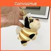 Cuddly And Soft Black Plush Bee Dog Doll Keychain For Fun Fashion Accessories