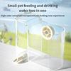 MultiPurpose Bird Feeder Water Dispenser Automatic Parrots Drinking Dispenser Food Feeder Watering Feeding Supply