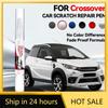 Auto Speziell für 2007-2025 AIXAM Crossover Lackreparaturstift Ausbesserungsstift Kratzerentferner DIY Autozubehör Schwarz Perlmuttweiß Si