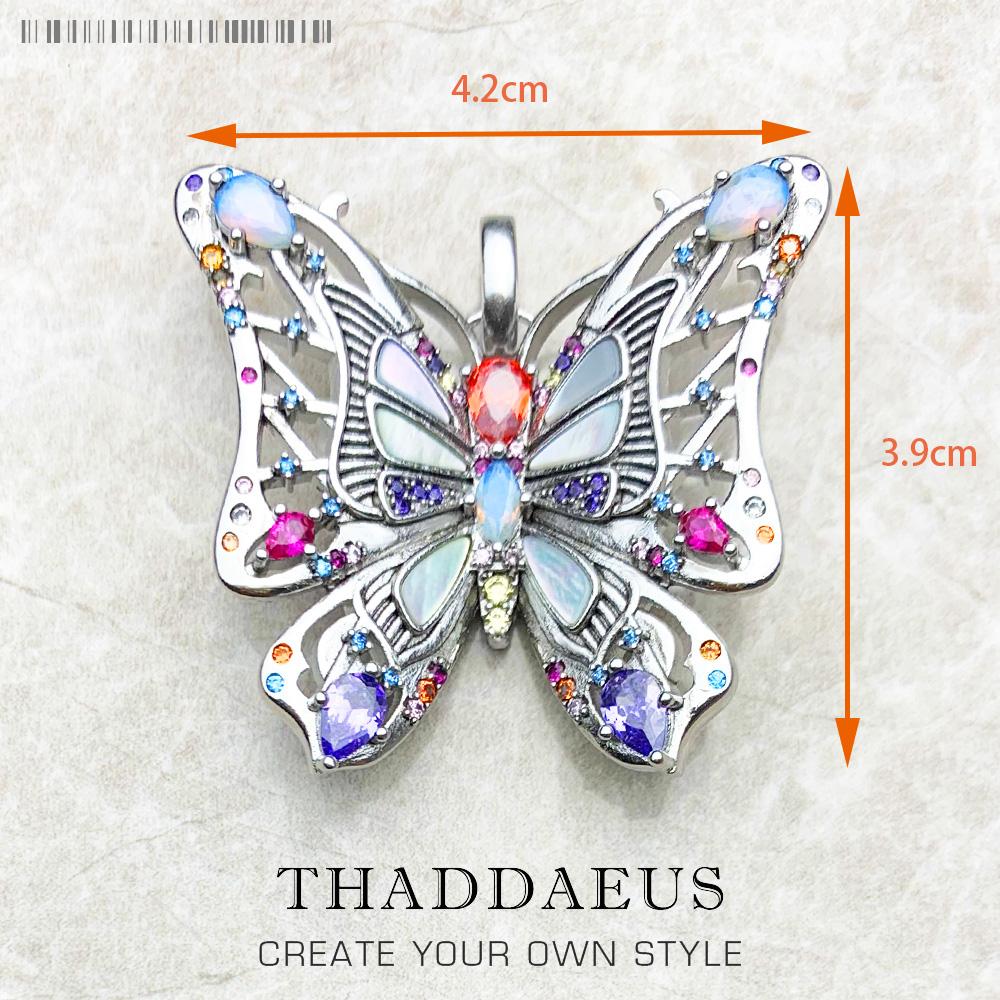 Amulet Magical Lucky Symbol Tree Flower Karma Whell Sun Bird Butterfly Pendants Jewelry 925 Silver Gift For Women Men