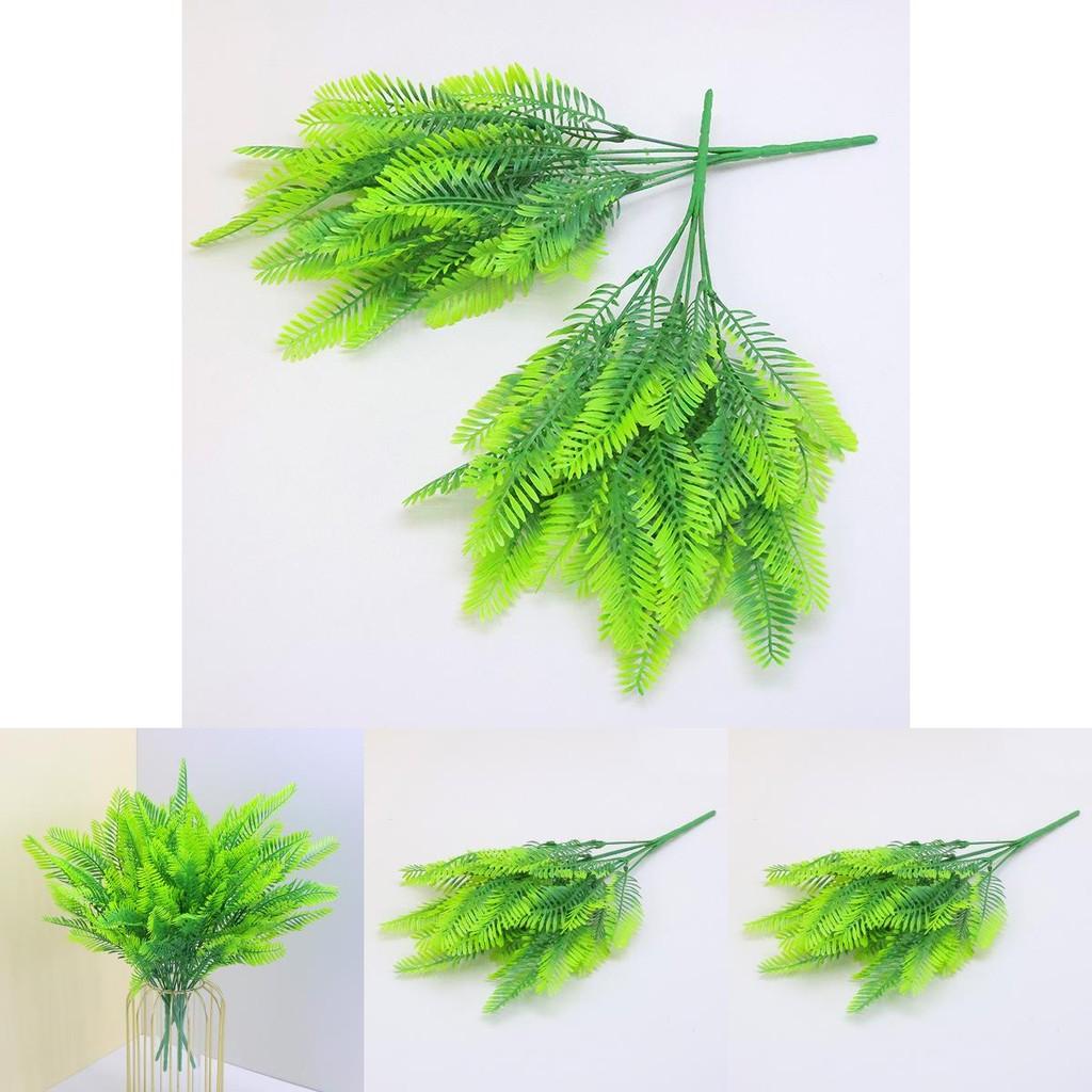 Synthetic Fern With Green Color For Home Garden Wedding And Photography Applications