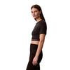 Calvin Klein Moisture Wicking Letter Jacquard Yoga Fitness Short Sleeve T-Shirt Women Tops GWS6K217