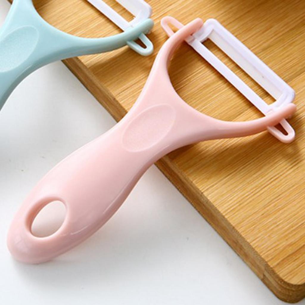 Ceramic Peeler Fast Cutting Ergonomic Handle Fruit Peeler Kitchen Tool for Vegetable Potato