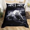 Moon Owl Duvet Cover Set Moon Owl Bedding Set Adult Boy Girl Bedroom Decoration Single Double Large Size Gift