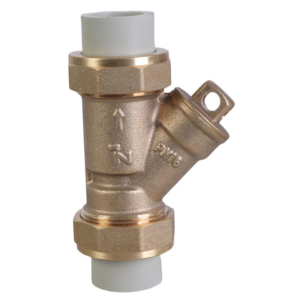 Brass Strainer Mesh Filter Valve Check Valve Female Thread Inline Y Type Strainer Valve Pipe Fitting Connector Adapter