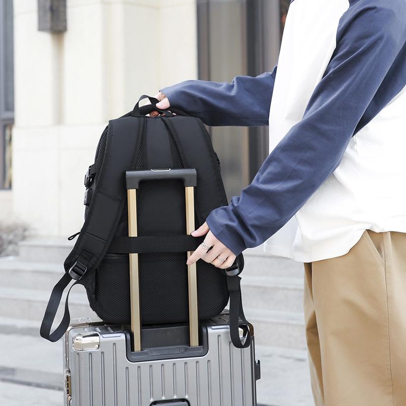 New large capacity business computer travel backpack men's bag middle and high school student school bag casual multifunctional backpack
