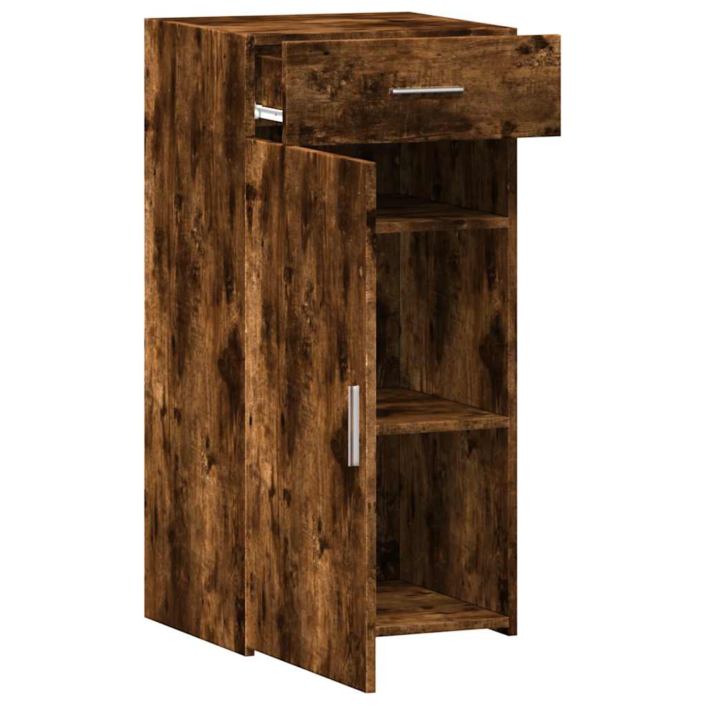 Vidaxl Cabinet, Smoked Oak, 45X42.5X93 Cm, Wood-Based Material