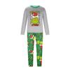 Parent-child Christmas Print Home Suit Long-sleeved Top And Pants