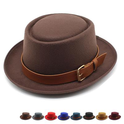 Chapeau Femme, Chapeau Dôme en Laine, Chapeau Jazz Britannique Homme, Haut-de-Forme Rétro, Chapeau Tendance Femme