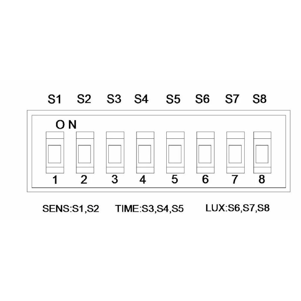 12v-24v 360 degree Microwave Sensor Light Switch Induction Microwave Motion Sensor  Dry contact output
