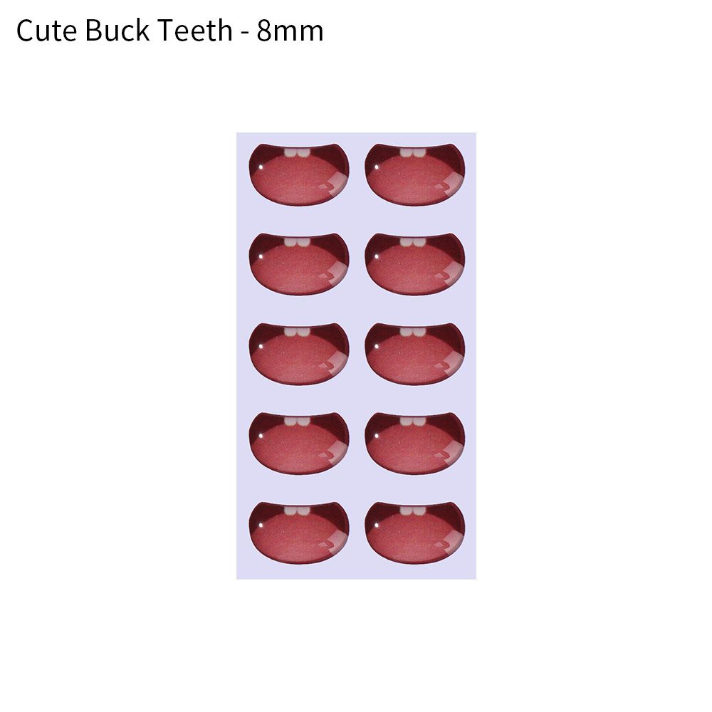 styles Decals cute MouthChips Paper Face Organ Paster Cartoon Mouth Stickers Anime Figurine Doll