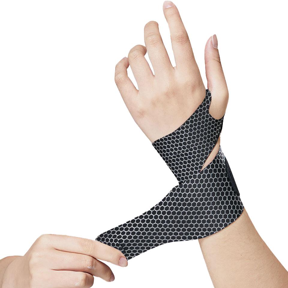 

1Pcs New Stretch Wrist Brace Adjustable Wrap Around Compression Wrist Strap Sports Sprain Chronic Strain Joint Discomfort Unisex