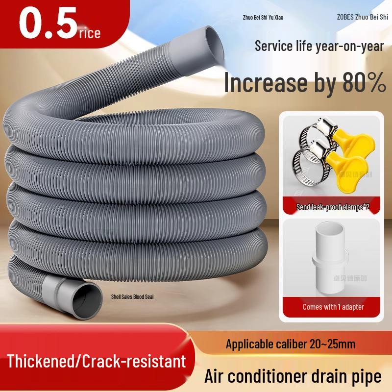 Compact Universal Drain Hose Extension for Mini Washing Machine: Ideal for Baby Clothes & Underwear