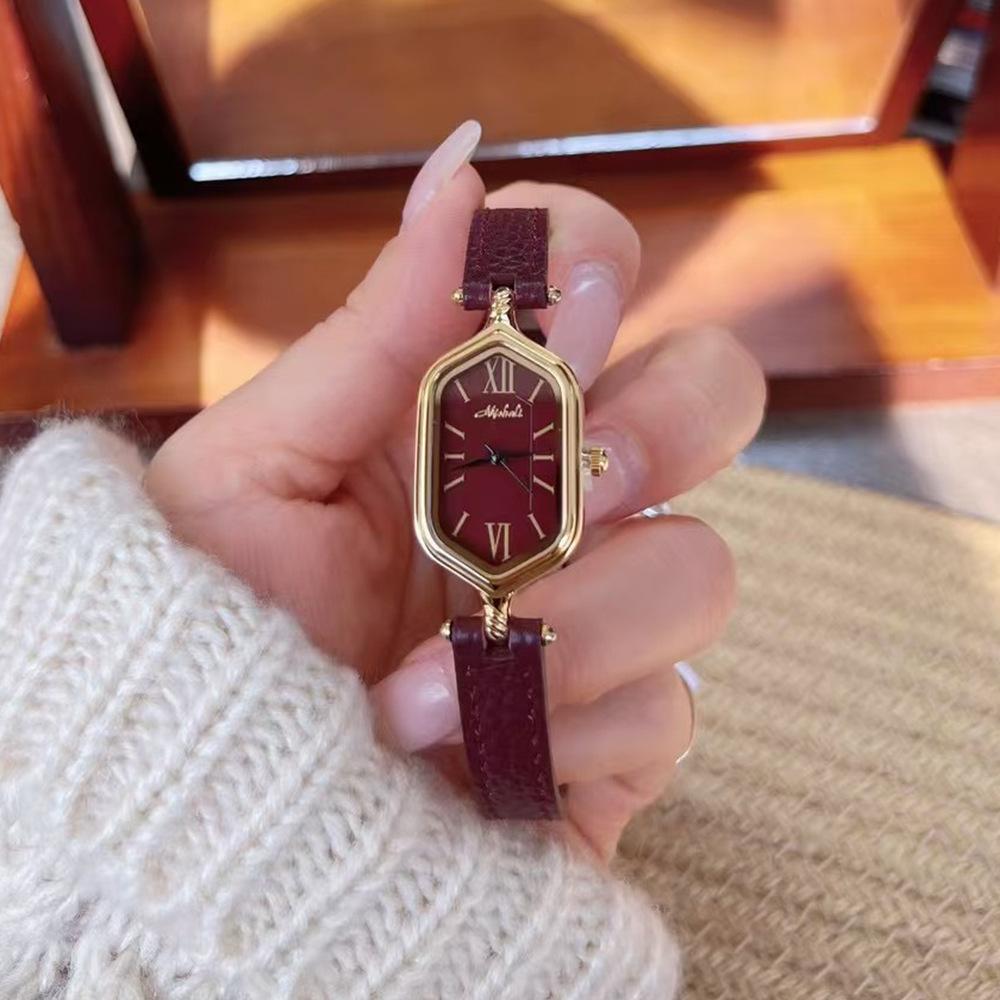 Belt Women S Watch Small Dial Watch Women S Roman Scale Vintage 24049