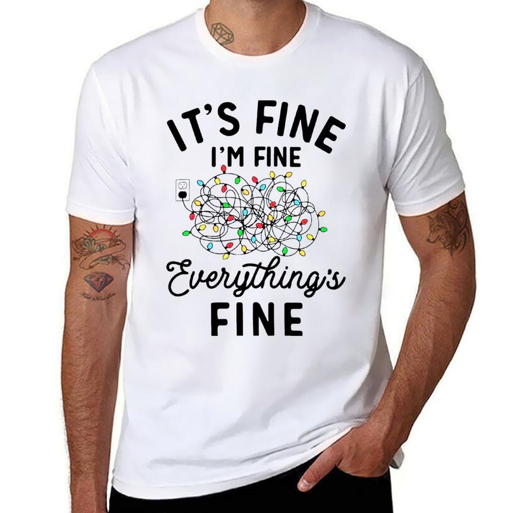 Its Fine Im Fine Everythings Fine TShirt Halloween Casual TShirt
