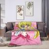 Warm Blanket Travel M-Mermaid Melody Pichi Pichi PitchS Throw Blanket Flannel Bedspread For Couch Chair Sofa Bed Sofa Bed Cover