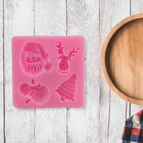 

Форма для торта, легкая деформация, украшение, моющиеся, милые рождественские принадлежности для вечеринок